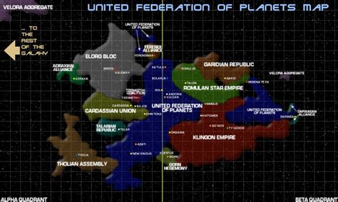 United Federation Of Planets Map