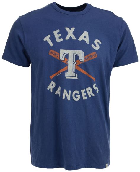 47 Brand Men's Short-sleeve Texas Rangers T-shirt in Blue for Men - Lyst