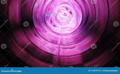 Abstract Neon Background. Shine Ring. Halo Around. Sparks Particle. Space Tunnel. Glint Glitter ...