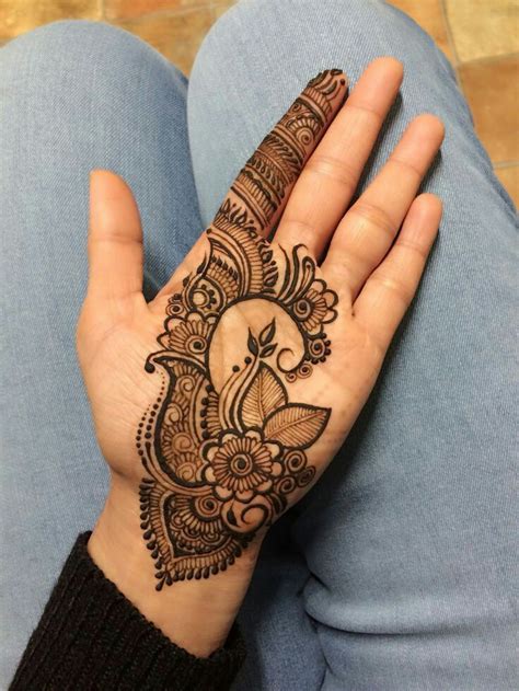 Shimmer Palm Arabic Mehndi Designs - Palm Arabic Mehndi Designs - Arabic Mehndi - Crayon