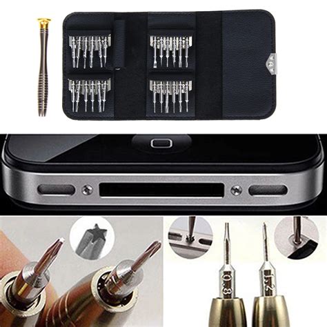 25 in1 Screwdriver Set Opening Repair Tools Kit for iPhone 6 5 iPad ...