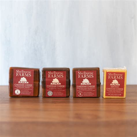 Vermont Cheddar Cheese Sampler | Shelburne Farms Farmstead