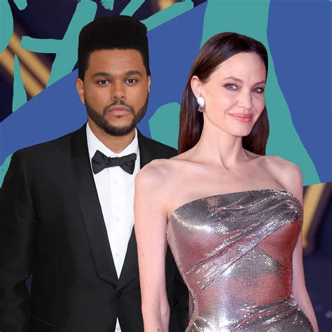 It is suspected that The Weeknd borrowed the song admitting that he was dating Angelina Jolie ...