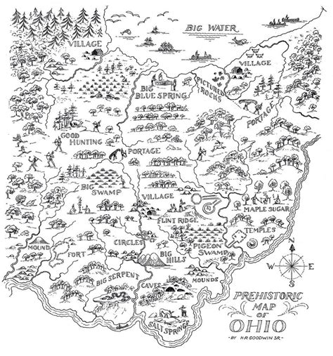 Ohio history, Ohio map, Native american tribes map