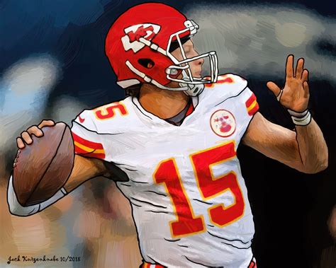 How To Draw Patrick Mahomes