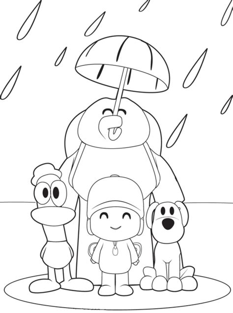 Free Printable Pocoyo Coloring Pages For Kids