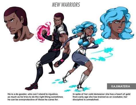 New-warriors-characters-redesign-01 by KajiMateria on DeviantArt