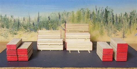 HO SCALE YARD LUMBER KITS | Lumber, Model railroad, Yard