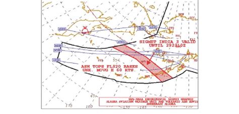 Portion of a graphical SIGMET issued by the NWS Alaska Aviation Weather ...