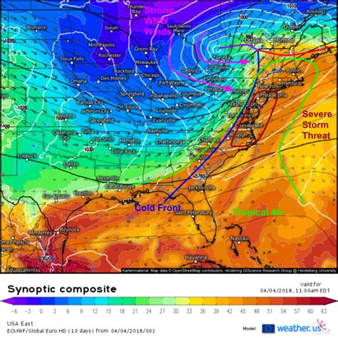 Active Weather Reaches The East Coast Today | Weather.us Blog