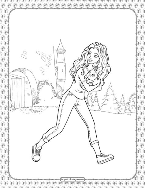 Barbie Princess Adventure Coloring Pages 09 Free Printable Coloring | Images and Photos finder