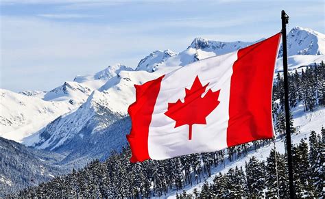 Download Canadian Flag Landscape Wallpaper | Wallpapers.com