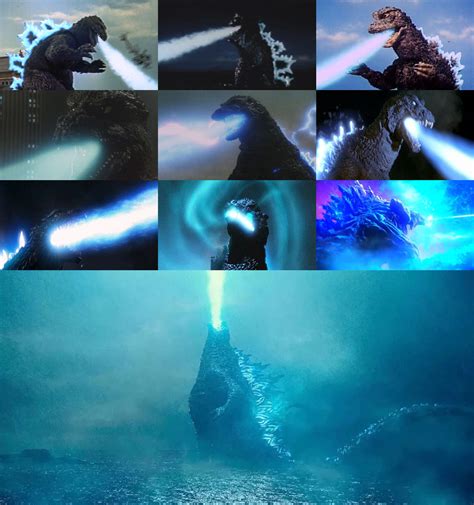 Evolution Godzilla Blue Atomic Breath by MnstrFrc on DeviantArt