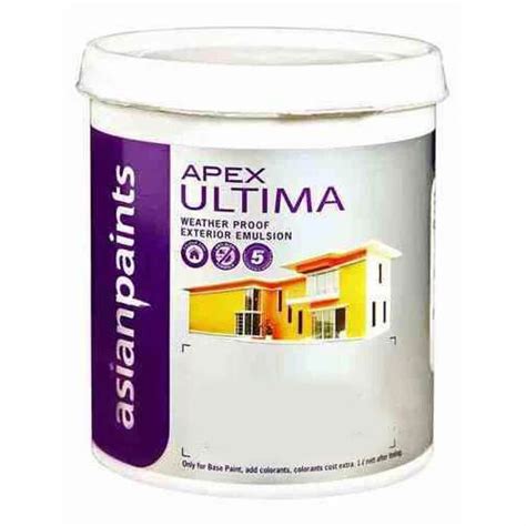 Apex Ultima Weatherproof Exterior Emulsion Paint, Packaging Type ...