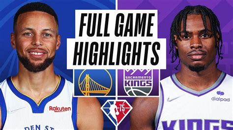 WARRIORS at KINGS | FULL GAME HIGHLIGHTS | October 24, 2021 - Win Big Sports