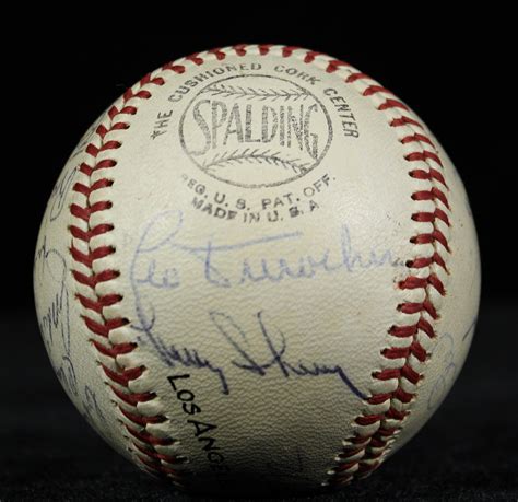 The Los Angeles Dodgers - Autographed Signed Baseball with co-signers | HistoryForSale Item 294247