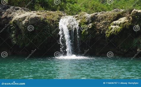 Beautiful Tropical Waterfall. Philippines, Luzon Stock Image - Image of luzon, tree: 116636757