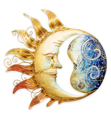 Metal and Capiz Celestial Wall Art | Wind and Weather