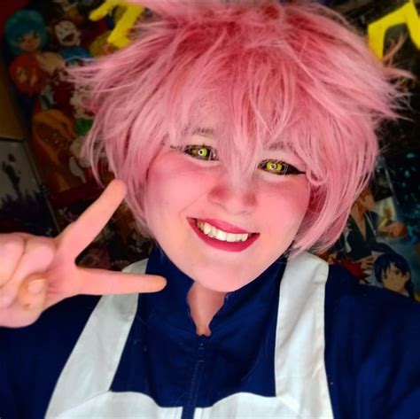 Mina Ashido cosplay!! | My Hero Academia Amino