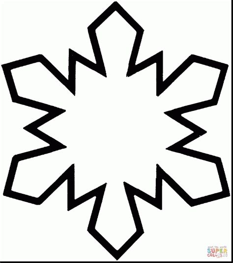 Simple Snowflake Clipart | Free download on ClipArtMag