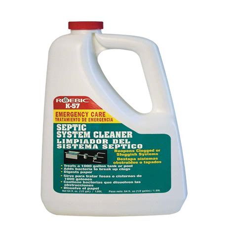 ROEBIC 64 oz. Septic System Cleaner-K-57-H-3 - The Home Depot