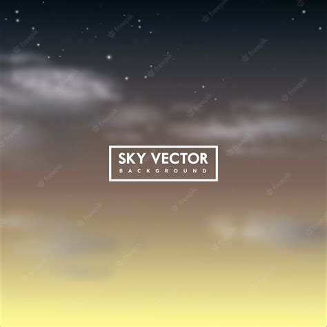 Free Vector | Sunset sky background