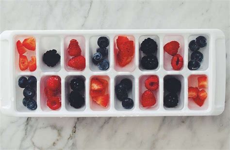 Fruit Ice Cubes Recipe — zak! designs