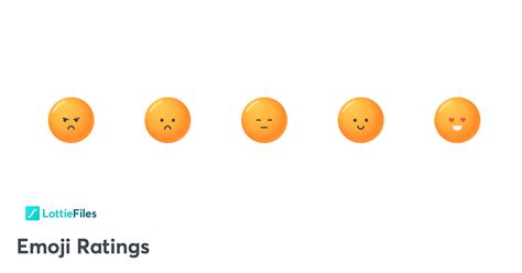 Emoji Ratings - LottieFiles