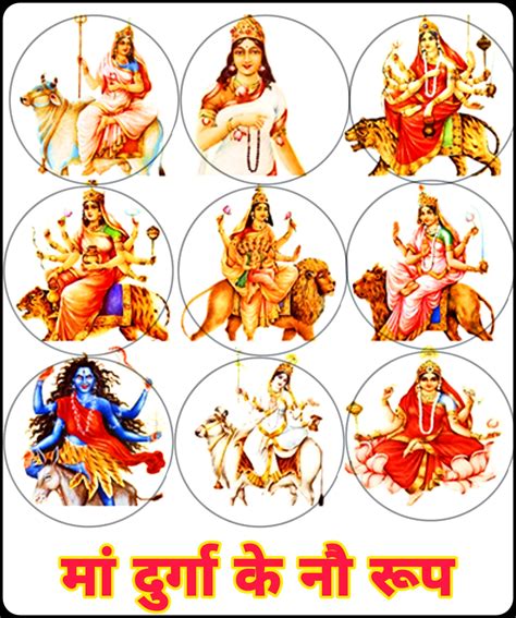 मां दुर्गा के नौ रूप | Maa Durga ke 9 Roop with name images