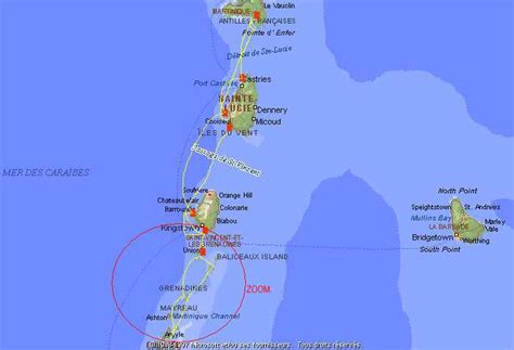 charts in the Grenadines, sailing cruise in the grenadines