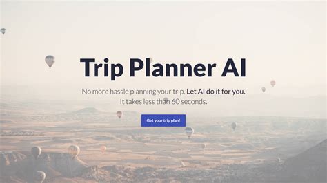 Trip Planner AI - Advanced Innovation