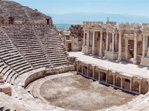 Hierapolis City Ruin in Turkey in Pamukkale. | Nature of Healing