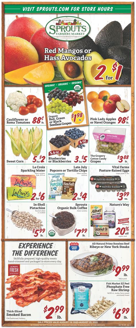 Sprouts Weekly Ad Aug 19 – Aug 26, 2020