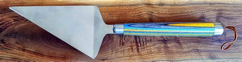 Triangular 4" Pizza Spatula – Stainless Steel — High Quality Gift — Handmade in Newfoundland, Canada