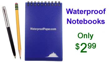 Waterproof Paper | PuffinPaper works anywhere you do :-)