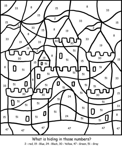 Free Printable Color by Number Coloring Pages - Best Coloring Pages For ...