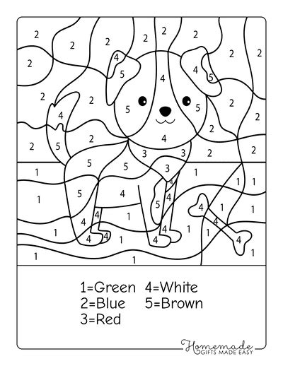 Hard Color By Number Coloring Pages