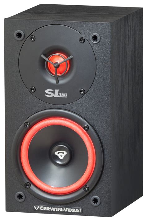 Cerwin Vega SL-5M 2-Way Bookshelf Loudspeakers (Pair) Black | ProSoundGear