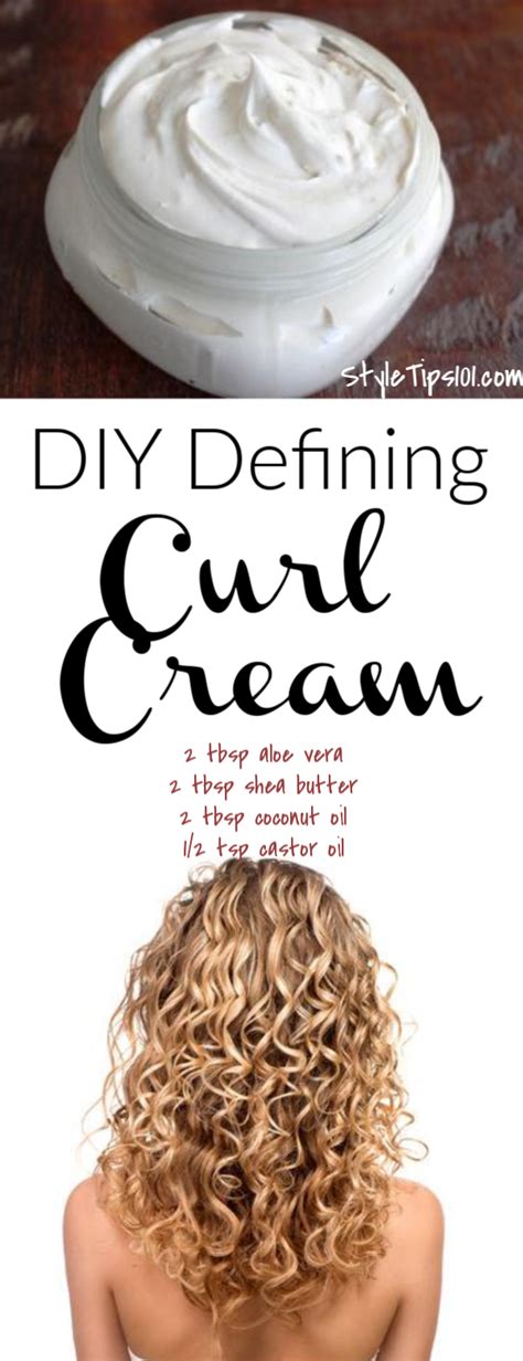 Homemade Curl Cream Recipe