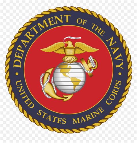 Department Of The Navy Us Marine Corps Logo, HD Png Download - vhv