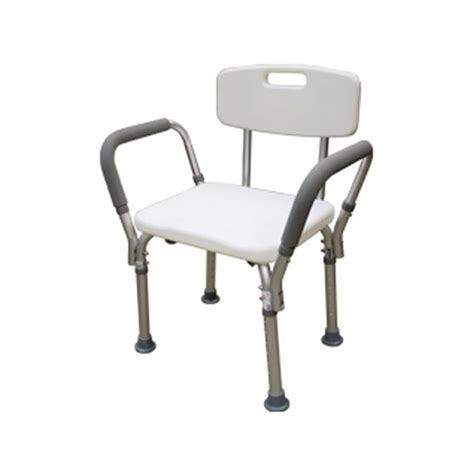 Roscoe Shower Chair with Back and Handles, 250lb Weight Limit - DDP ...