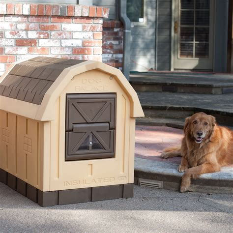 Dog Palace Insulated Dog House | Outdoor dog house, Winter dog house, Large dog house