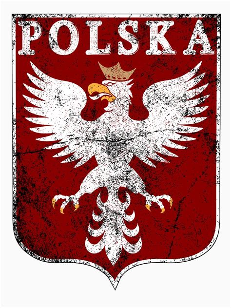 "Vintage Polish Eagle, Polish Historic Coat of Arms, Polands Grunge ...