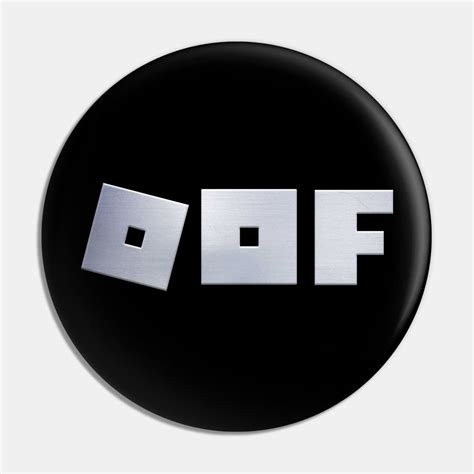 Roblox logo game - Oof (single line - metal texture) | gamer by ...