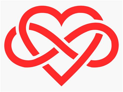 - Polyamory - - Infinity Symbol And Heart, HD Png Download - kindpng