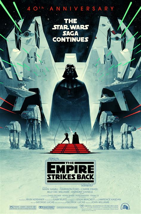 Cool Art: The Empire Strikes Back 40th Anniversary poster by Matt ...