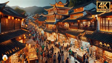 𝐋𝐢𝐣𝐢𝐚𝐧𝐠, 𝐘𝐮𝐧𝐧𝐚𝐧🇨🇳 Real Nightlife Ambience in Lijiang Old Town (4K UHD) - YouTube