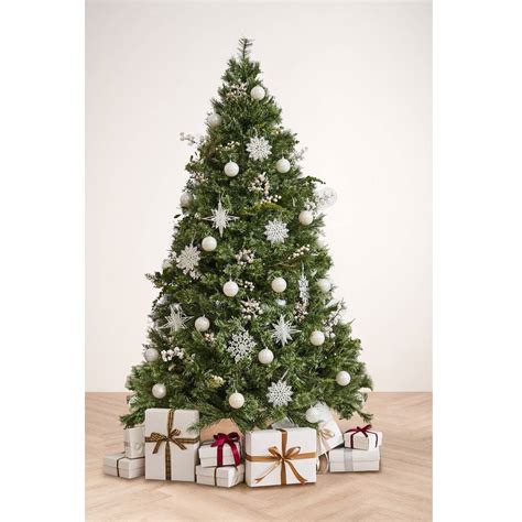 6 ft White Theme Ornament Bundle (Choose Your Tree) - Christmas Tree ...