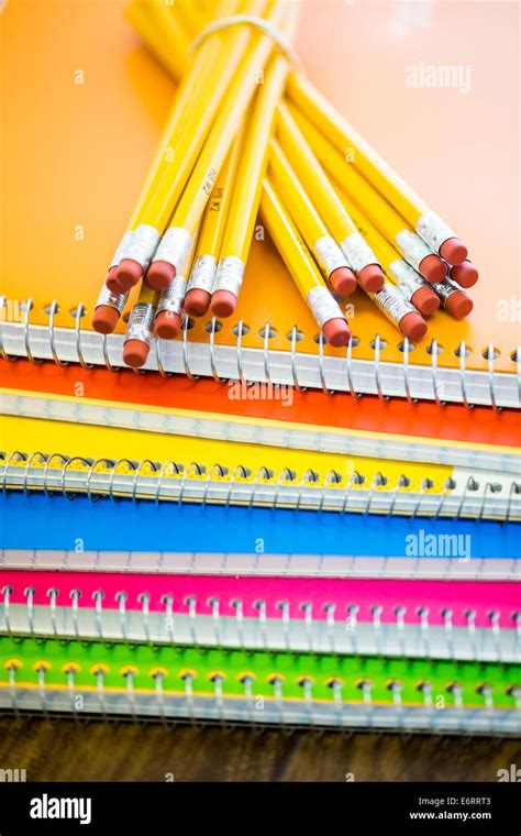 New school supplies ready for new school year Stock Photo - Alamy