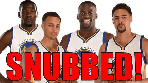 All NBA Snubs the Dubs! - YouTube